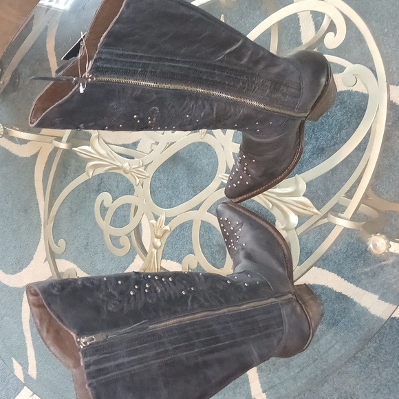 Reba genuine leather cowboy boots - Picture 8 of 12